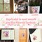 Rub on Floral Transfer - (Vintage Flowers) 11.8 x 5.9 x 0.2 inches